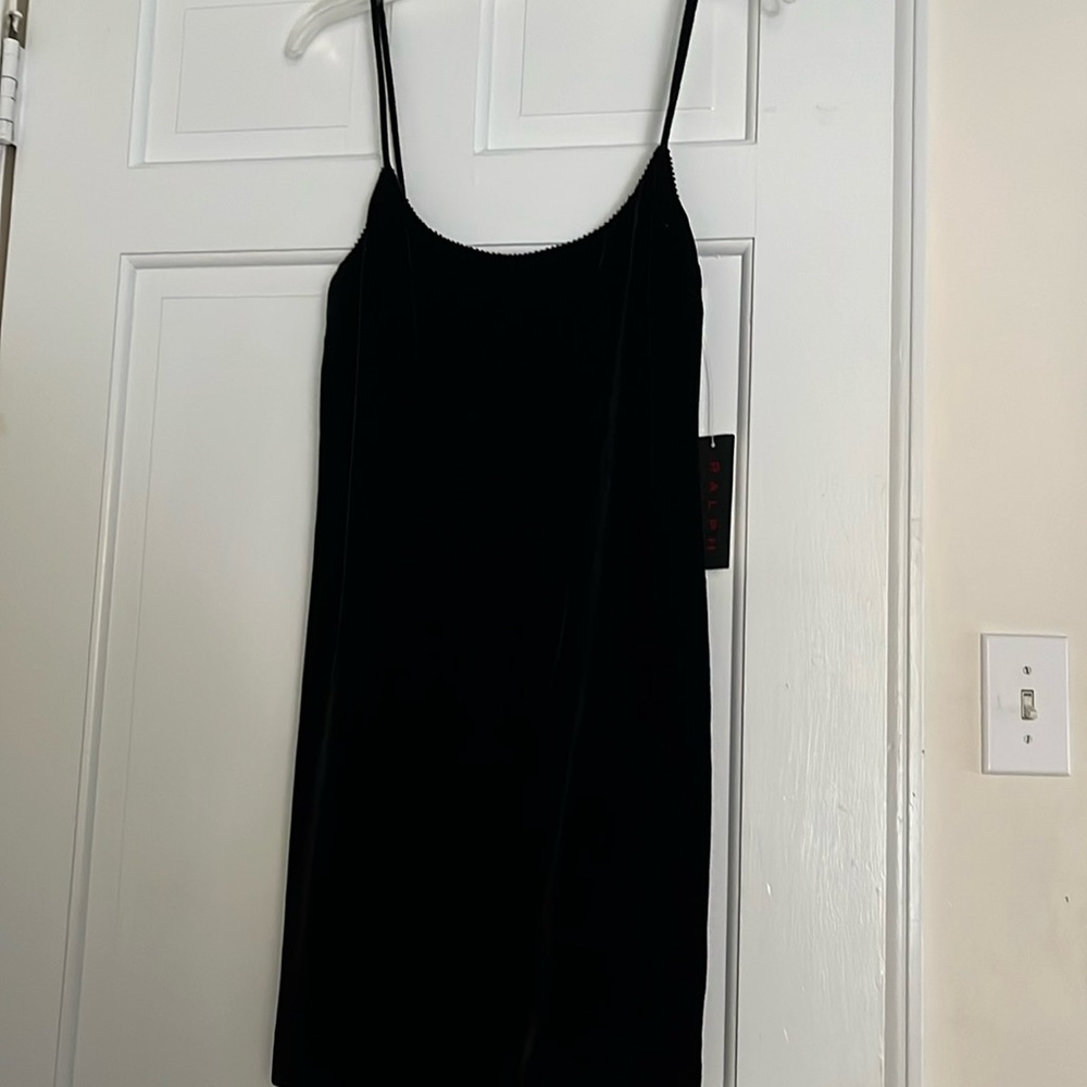 Velvet evening dress